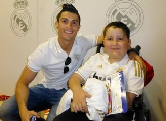 La alegría de Nuhazet y Cristiano Ronaldo